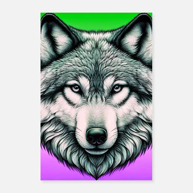 Loup Poster 40 x 60 cm