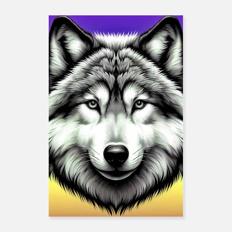 Loup Poster 40 x 60 cm