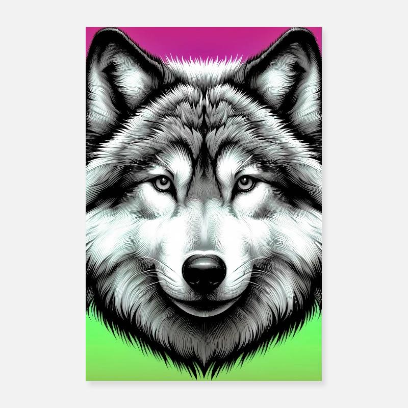 Loup Poster 40 x 60 cm