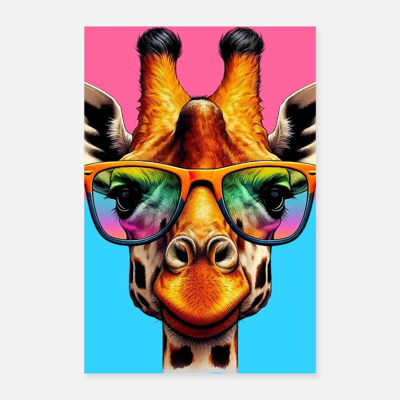 girafe Poster 40 x 60 cm