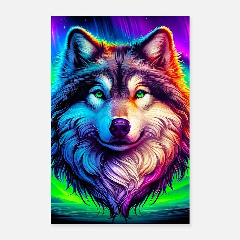 Wolf Poster 40x60 cm
