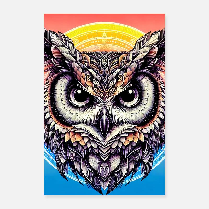 Eule Poster 40x60 cm
