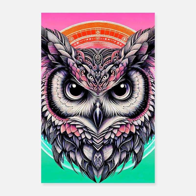 owl Poster 16" x 24" (40x60 cm)