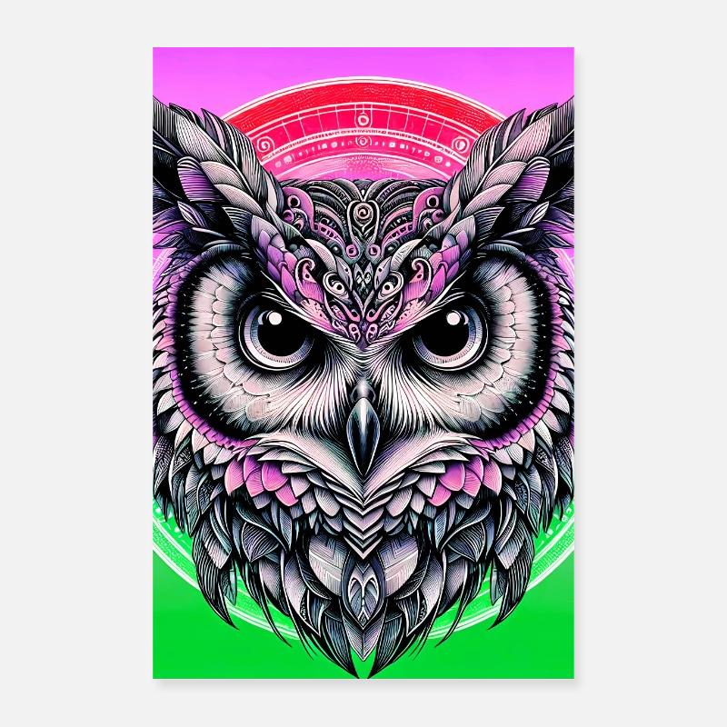 Eule Poster 40x60 cm