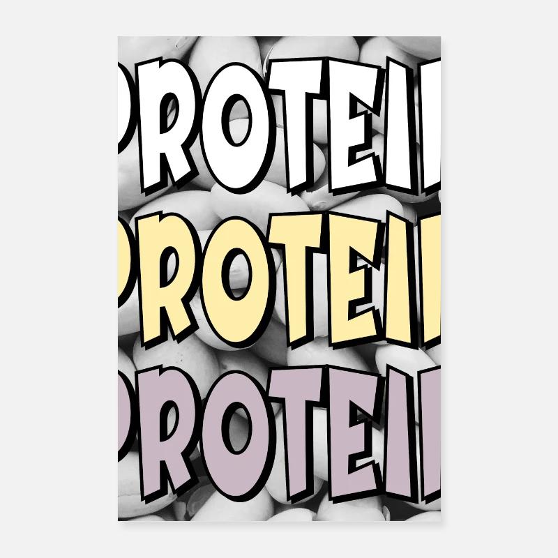 PROTEIN BOHNEN Poster 40x60 cm