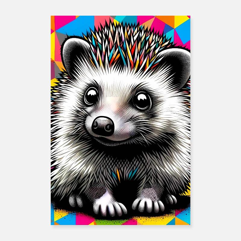 hérisson Poster 40 x 60 cm