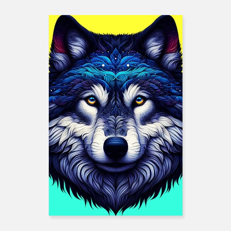 Wolf Poster 40x60 cm