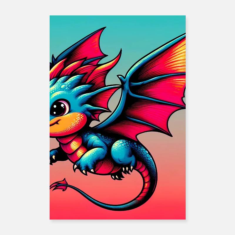 dragon Poster 40 x 60 cm