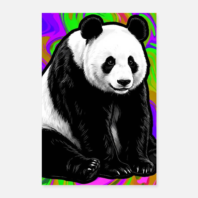 Panda Poster 40x60 cm