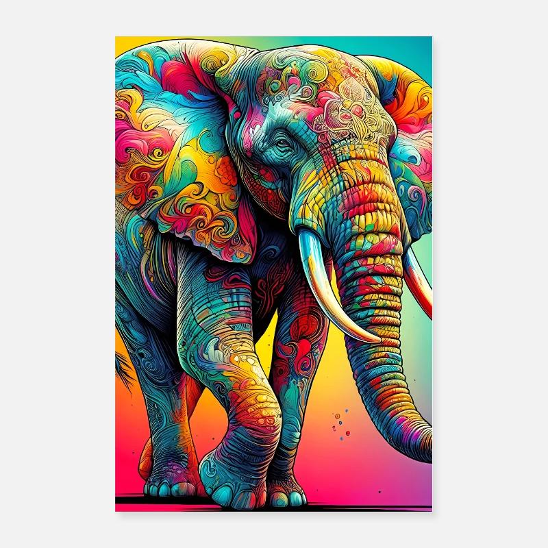 Elefant Poster 40x60 cm
