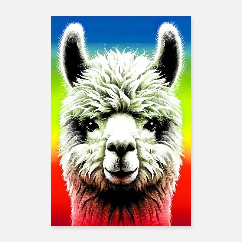 Alpaca Poster 16" x 24" (40x60 cm)