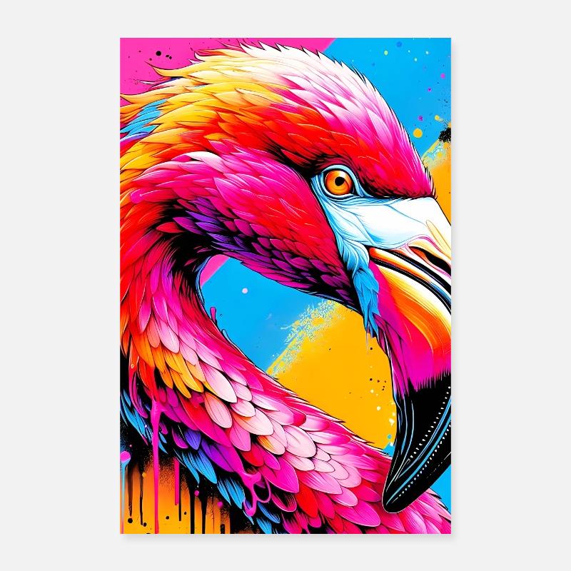 Flamingo Poster 40x60 cm