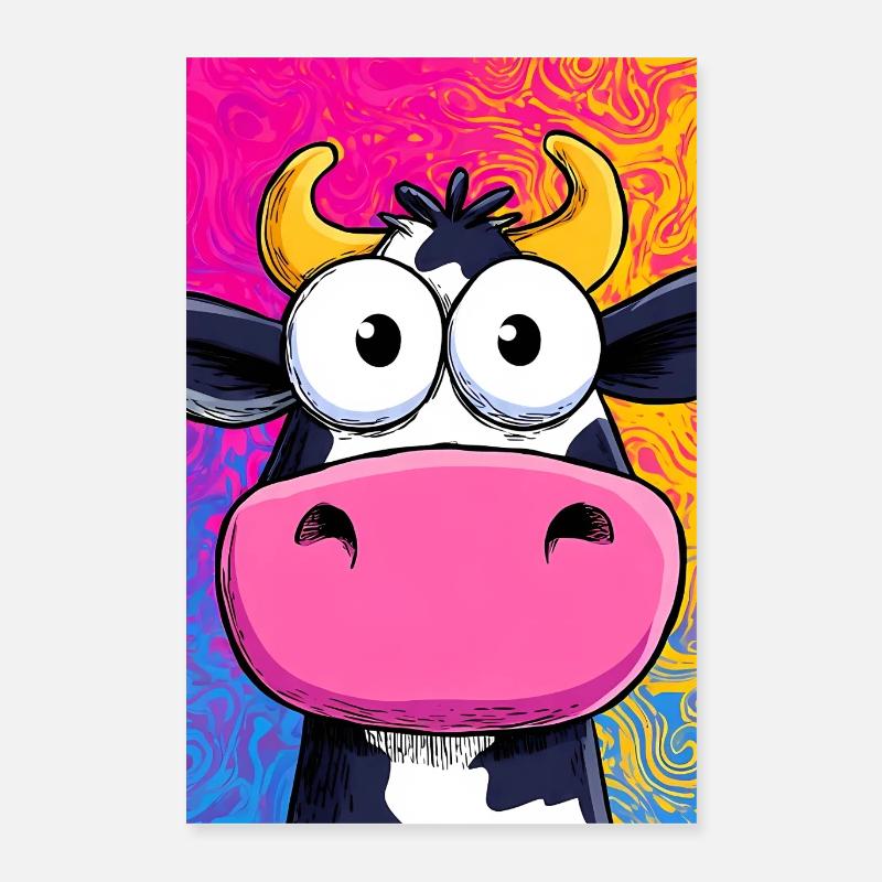 vache Poster 40 x 60 cm