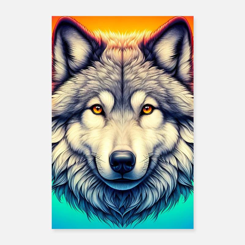 Loup Poster 40 x 60 cm