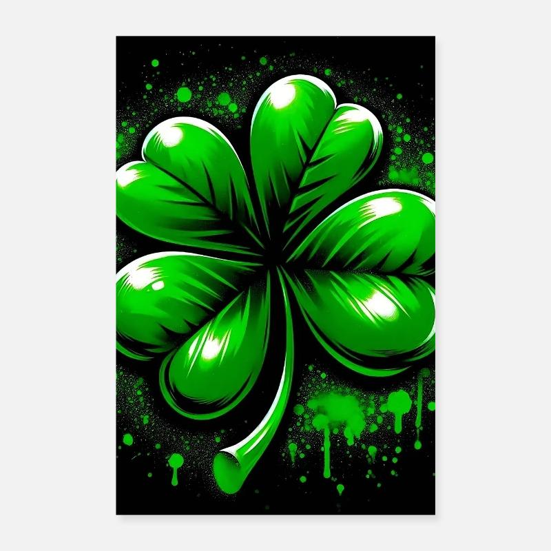 Four-leaf clover Poster 16" x 24" (40x60 cm)