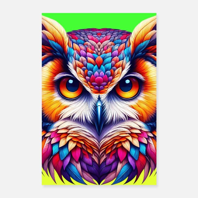 Eule Poster 40x60 cm