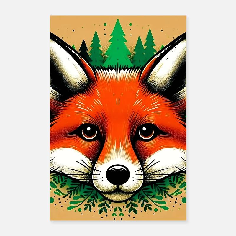 Fuchs Poster 40x60 cm