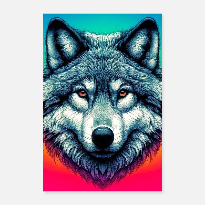 Loup Poster 40 x 60 cm