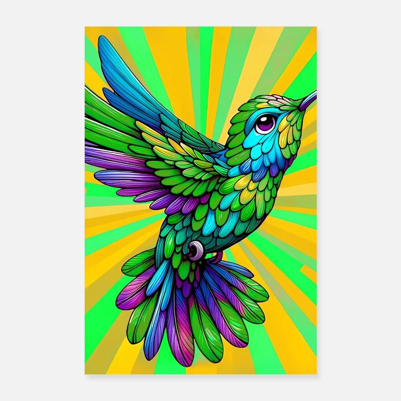 colibri Poster 40 x 60 cm