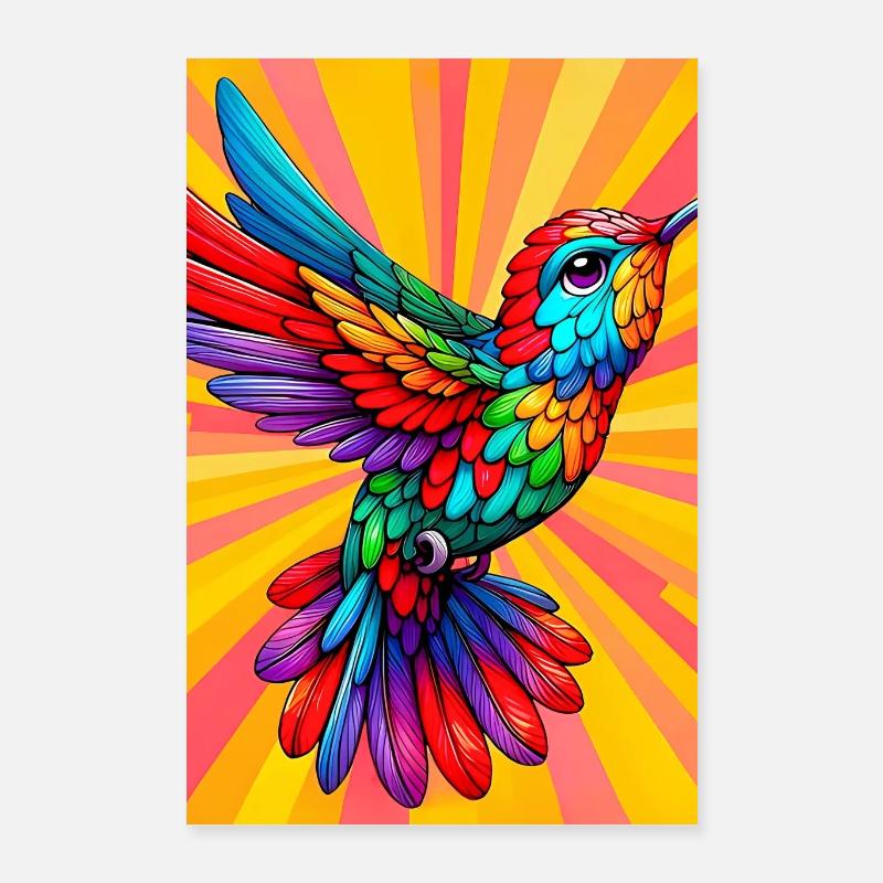 colibri Poster 40 x 60 cm