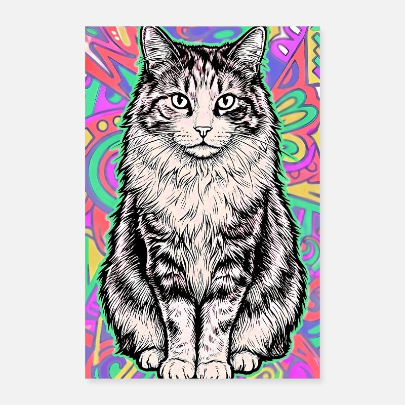 Katze Poster 40x60 cm