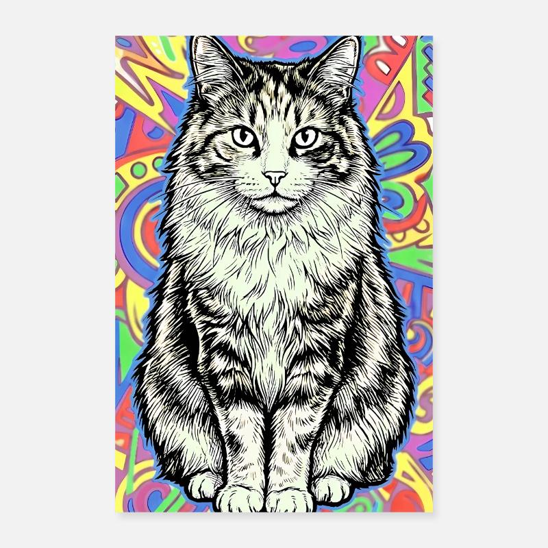 Katze Poster 40x60 cm