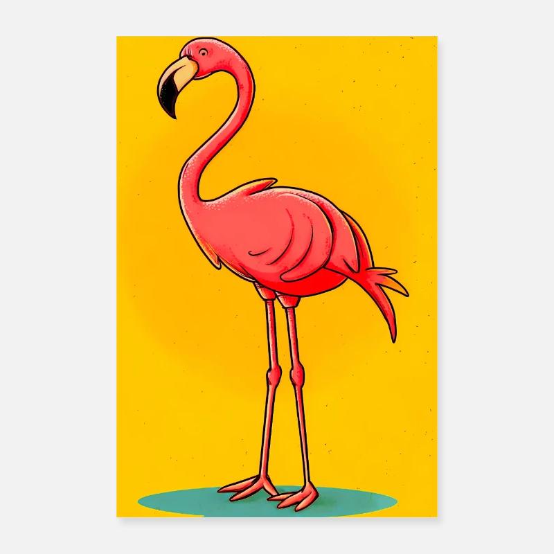 flamingo Poster 16" x 24" (40x60 cm)