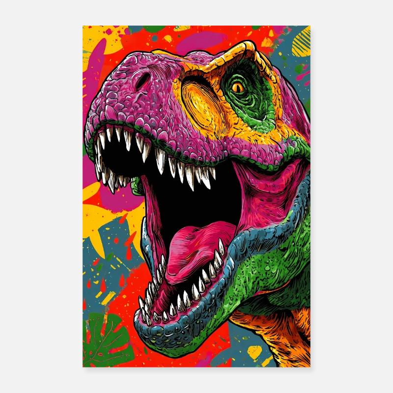 dinosaure Poster 40 x 60 cm