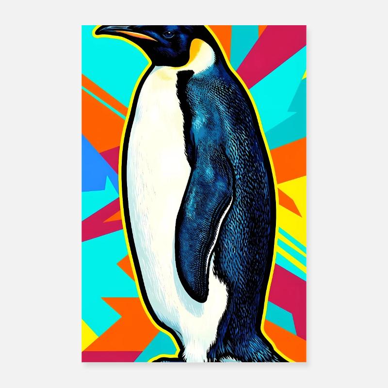 pingouin Poster 40 x 60 cm