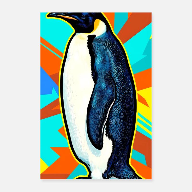 pingouin Poster 40 x 60 cm