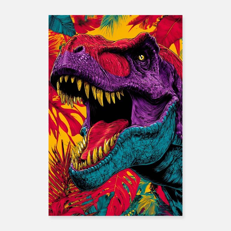dinosaure Poster 40 x 60 cm