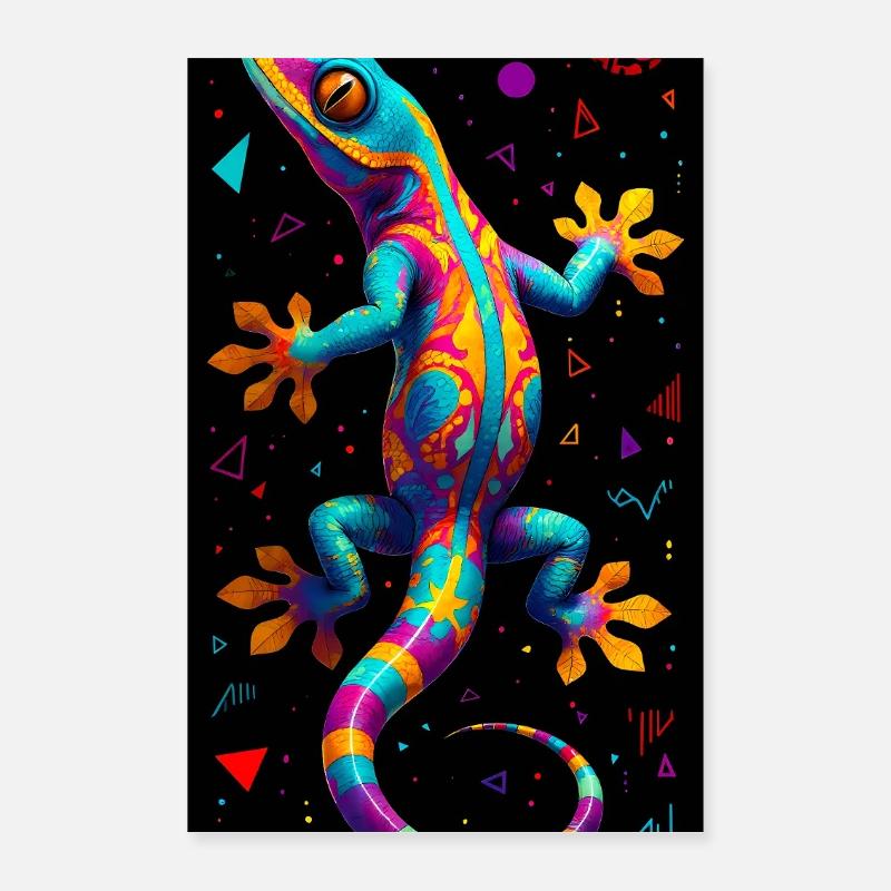Gecko Poster 40 x 60 cm