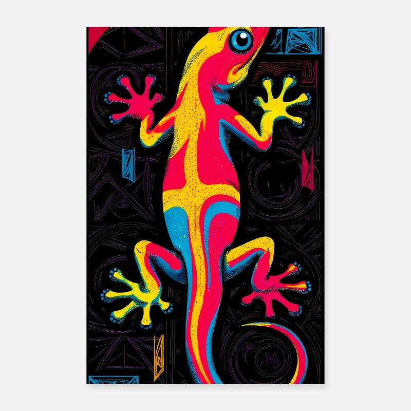 Gecko Poster 40x60 cm