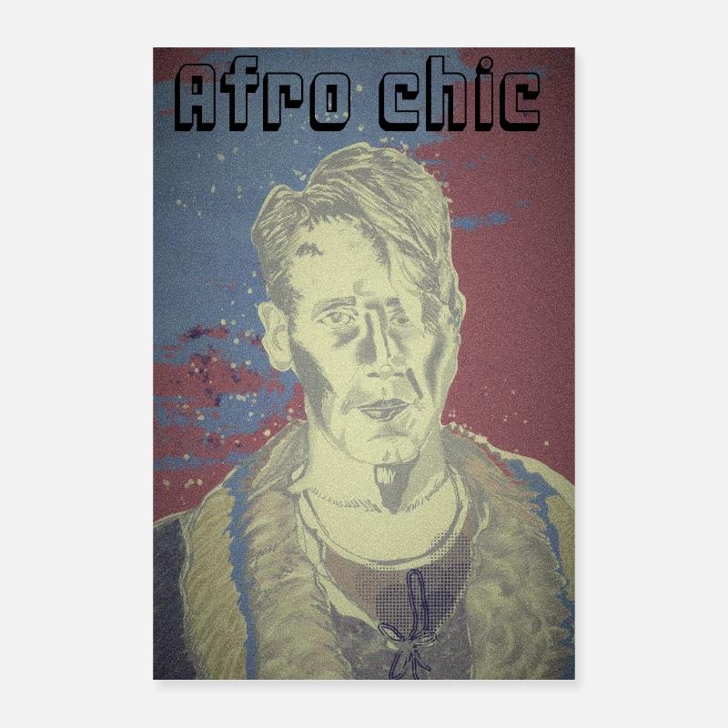 Afro chic Poster 40 x 60 cm
