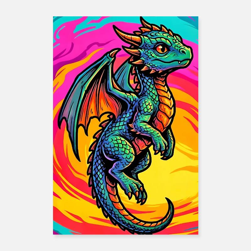 dragon Poster 16" x 24" (40x60 cm)