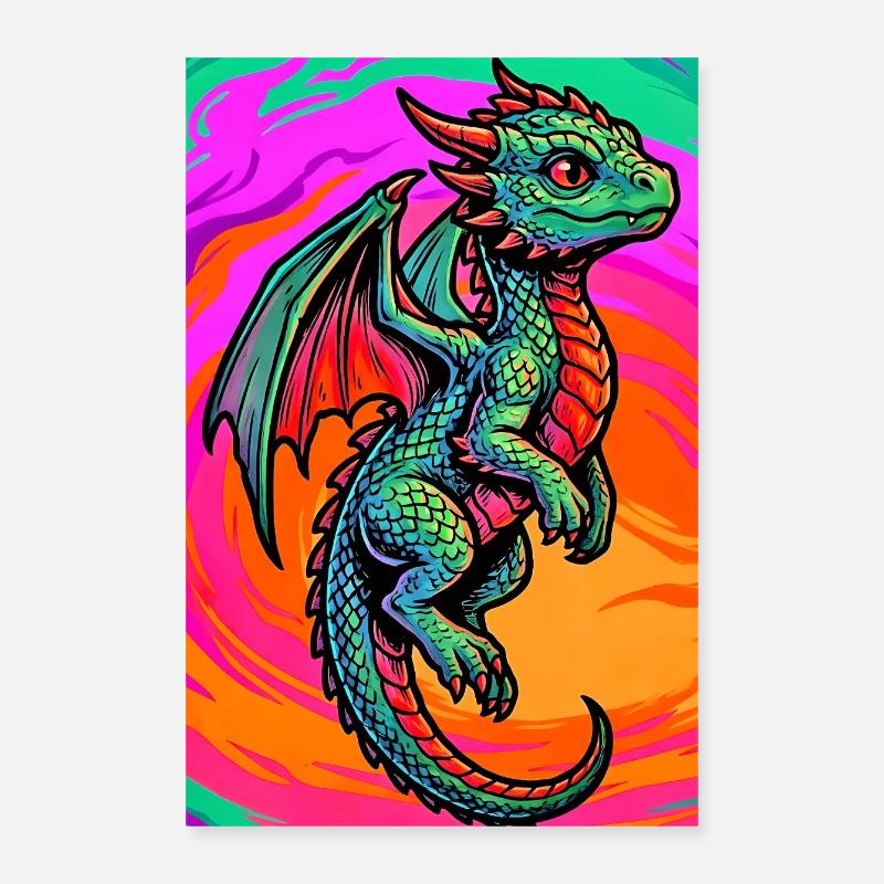 dragon Poster 16" x 24" (40x60 cm)