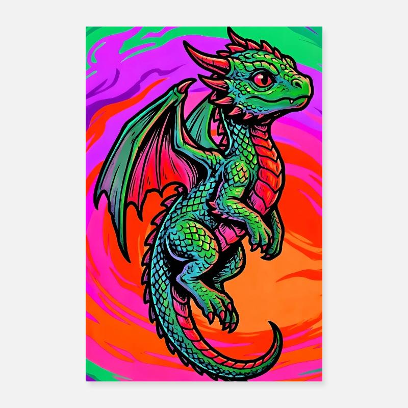 dragon Poster 40 x 60 cm