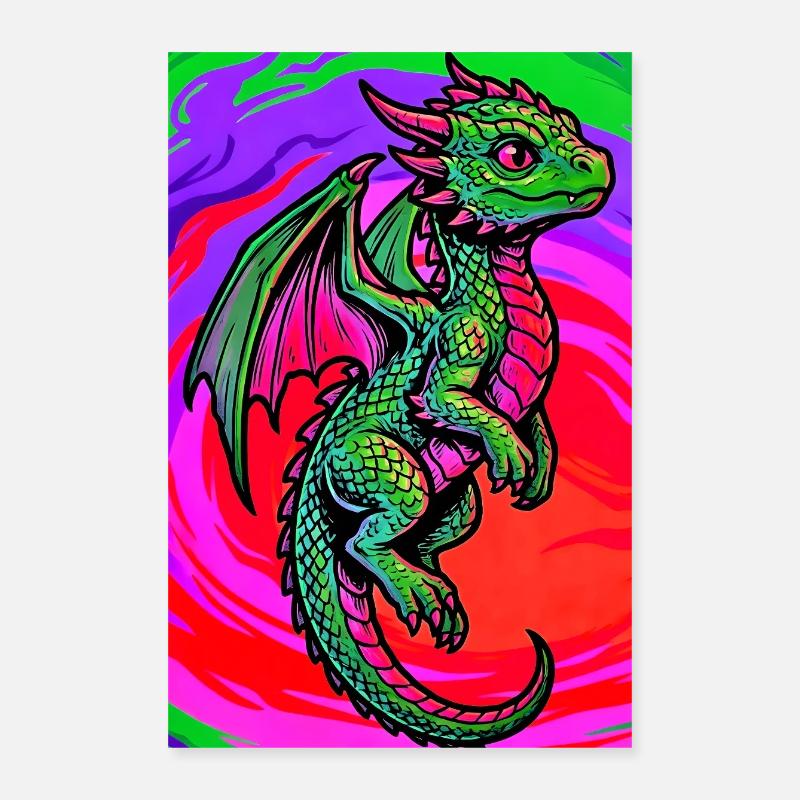 dragon Poster 40 x 60 cm