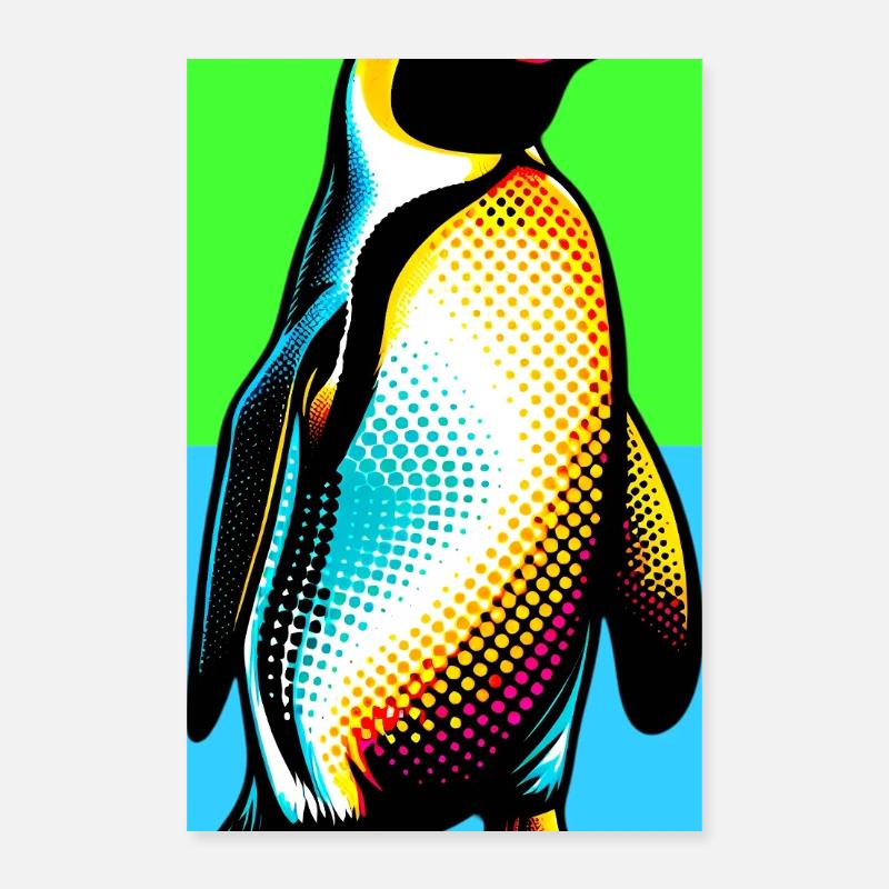 pingouin Poster 40 x 60 cm
