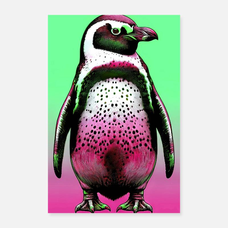 pingouin Poster 40 x 60 cm