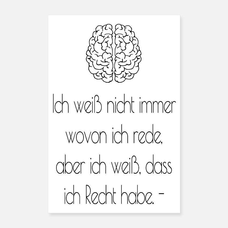I don't always know what I'm talking about saying Poster 16" x 24" (40x60 cm)