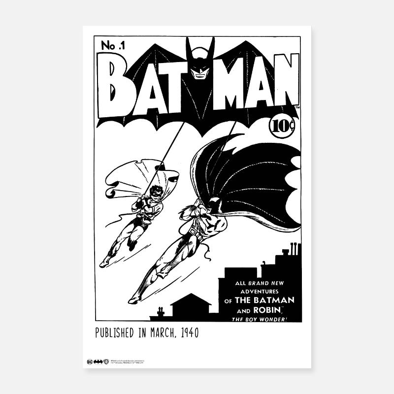Batman Comic Erstausgabe Poster 40x60 cm