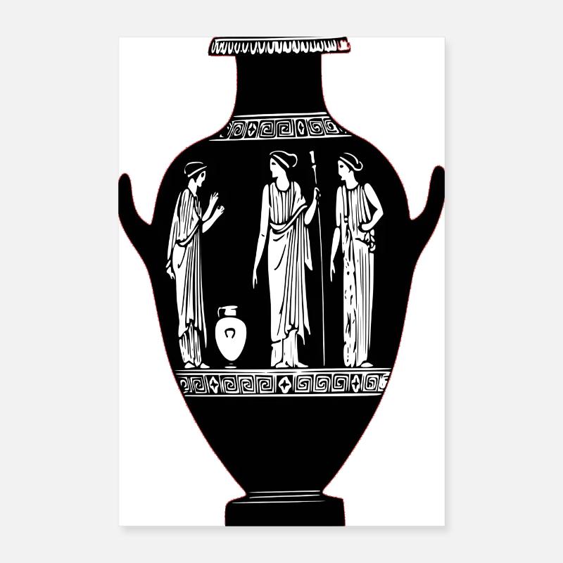 Pottery Vase, Ancient Greece Poster 16" x 24" (40x60 cm)
