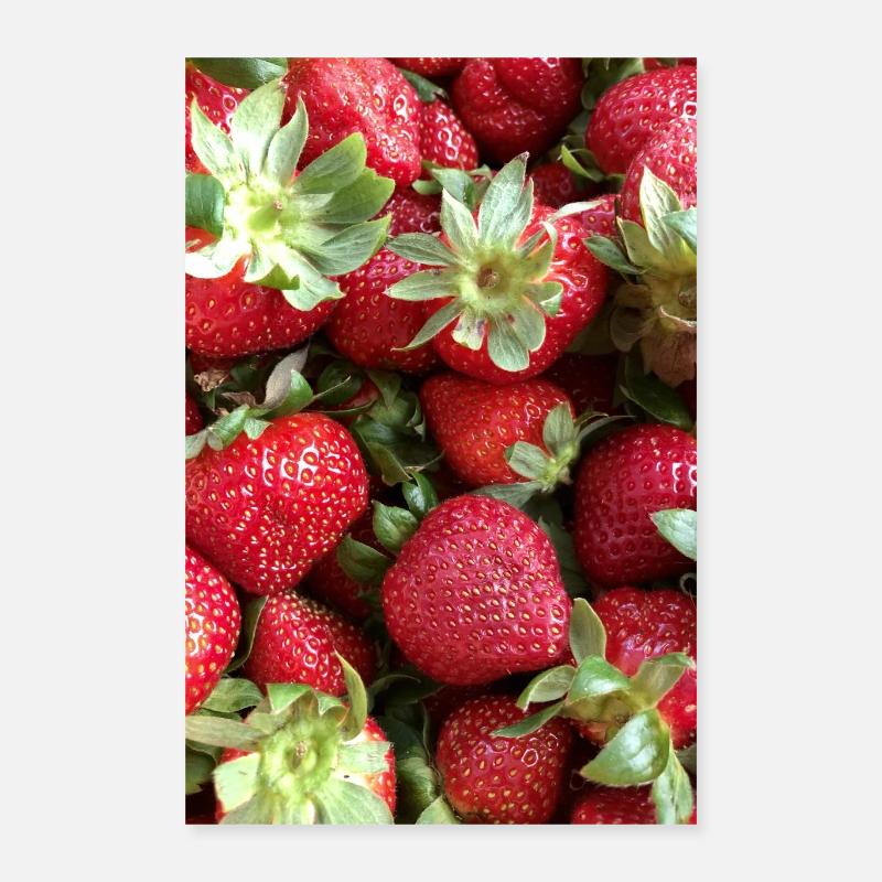 Erdbeeren 🍓 Poster 40x60 cm