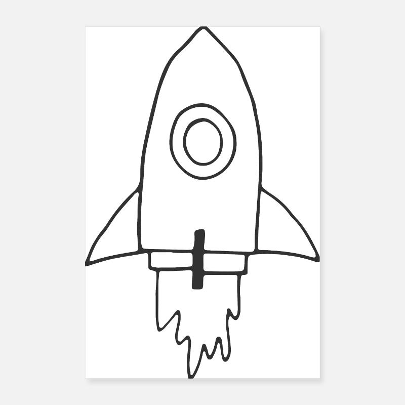 rocket Poster 16" x 24" (40x60 cm)