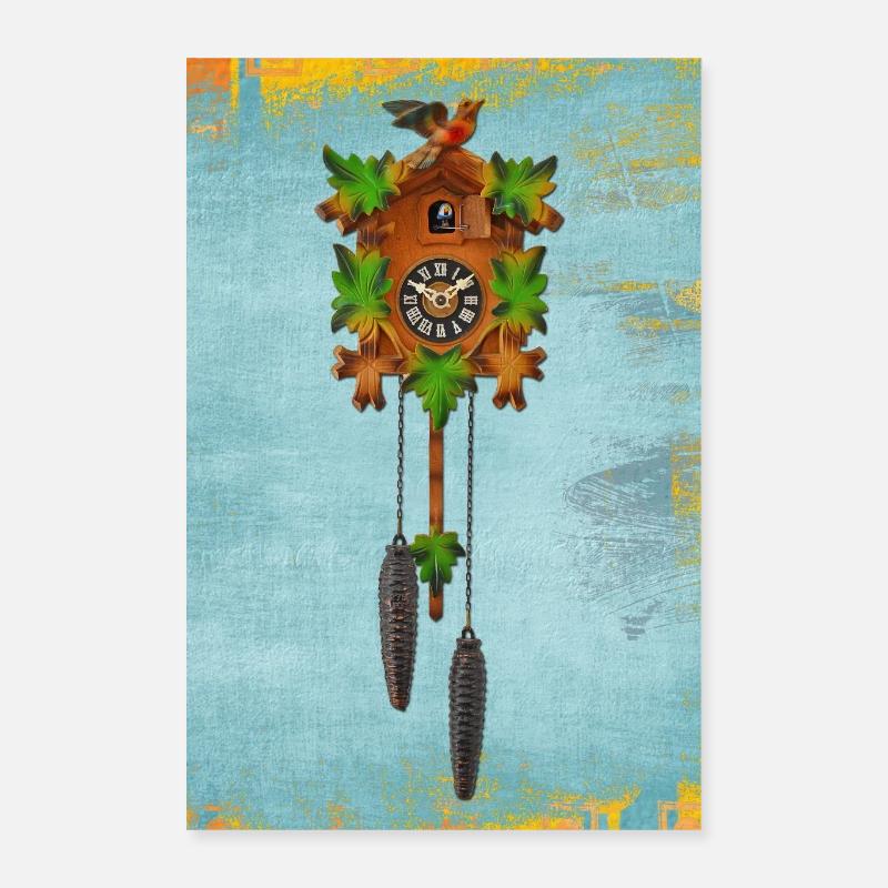 Cuckoo Clock ART 1.0 Poster 16" x 24" (40x60 cm)