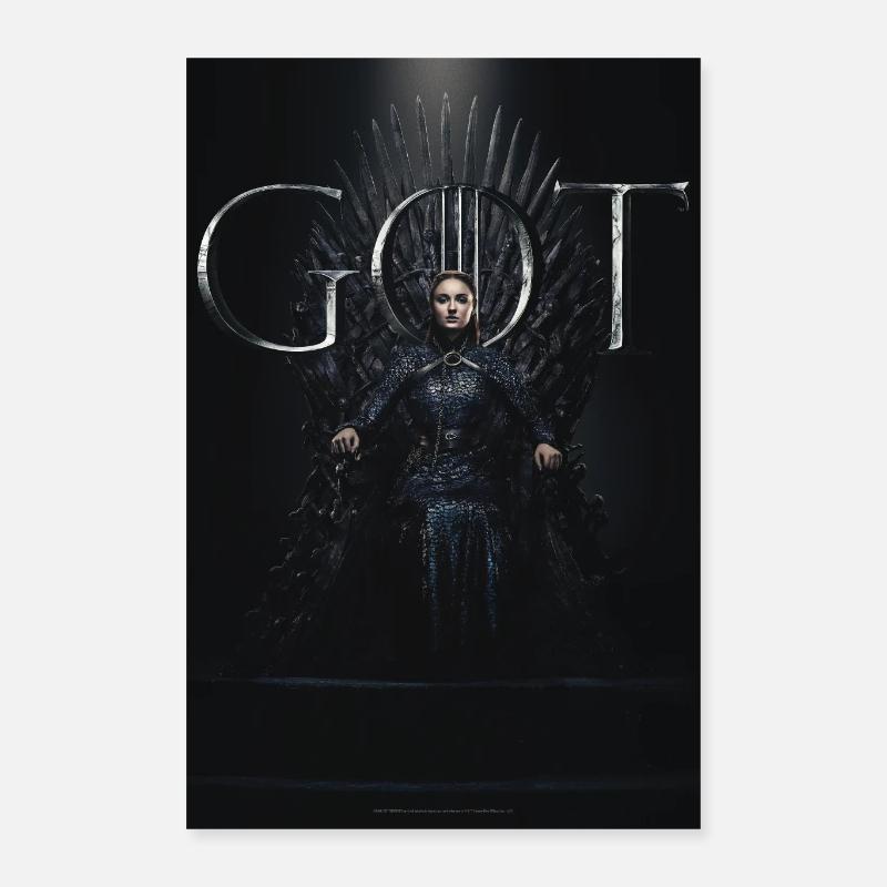 Game Of Thrones Sansa Stark Trône De Fer Poster 40 x 60 cm