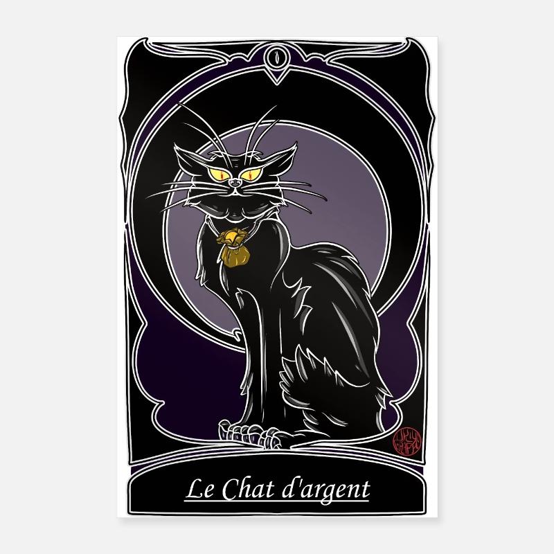 Silberkatze Folklore Bretagne Gascogne Provence Poster 40x60 cm