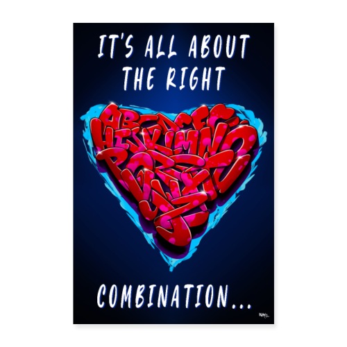 The Right Combination - Poster 40x60 cm
