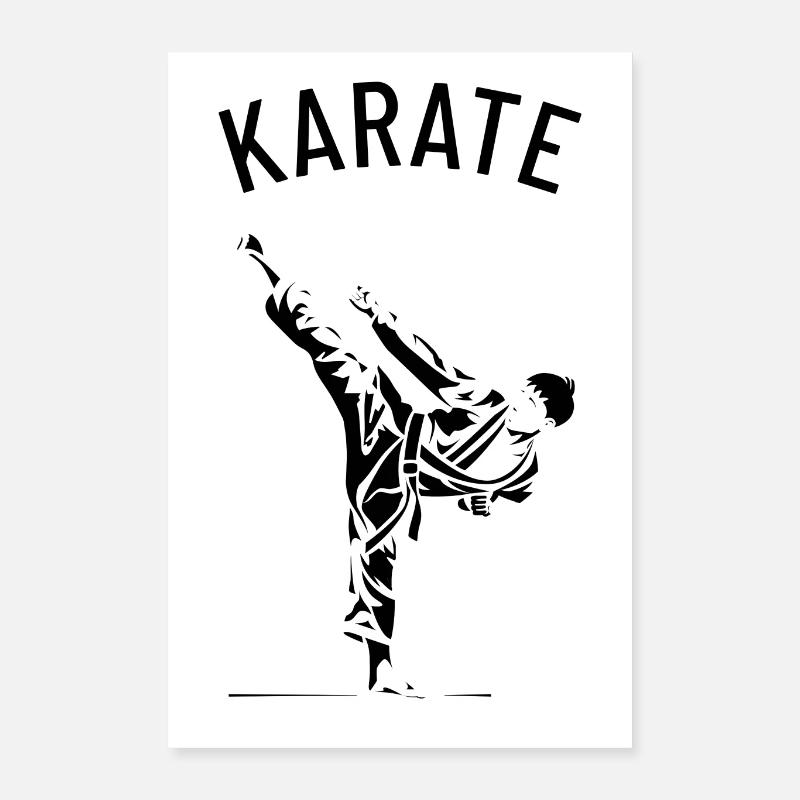 Affiche de karaté Poster 40 x 60 cm